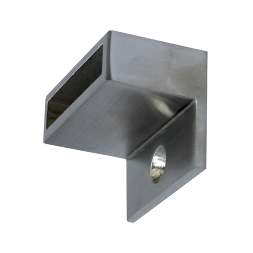AWR Solutions - Wall Plate to suit 50 x 10mm Rectangle Tube 316 Grade Stainless Steel - Mirror Polish