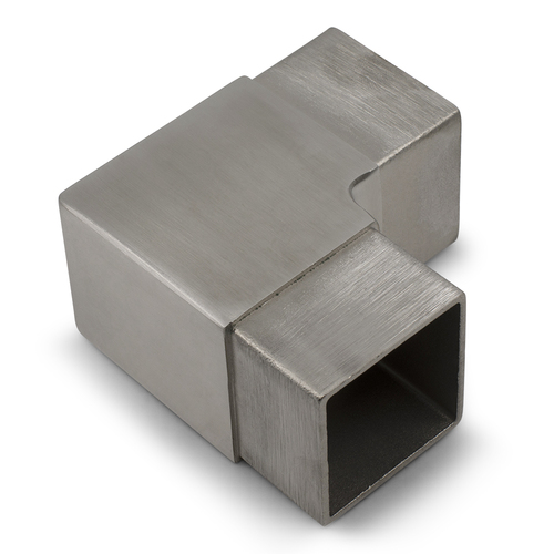 AWR Solutions - 90 Degree Elbow to suit 2" (50.8mm) x 1.5mm Square Tube 316 Grade Stainless - Satin Finish