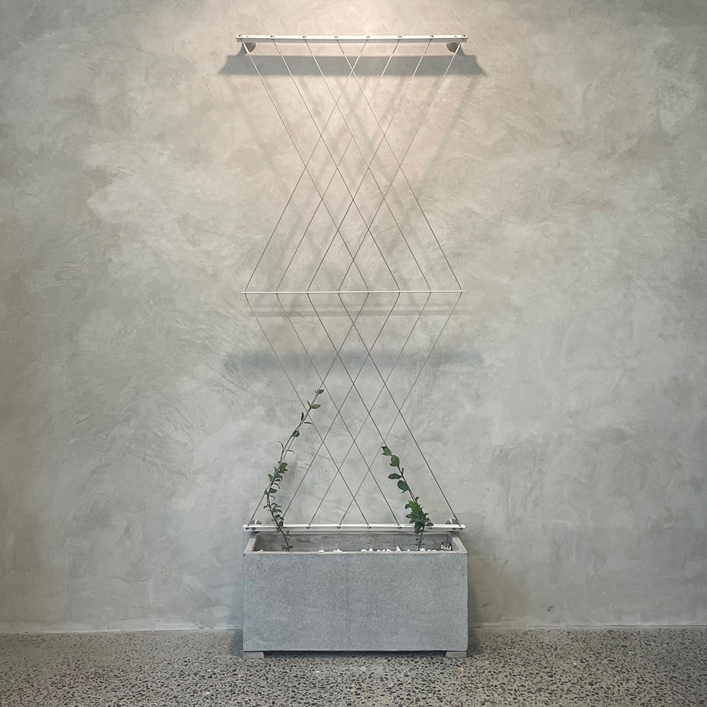 Living Designs Diamond Plant Trellis Kit 1850mm x 840mm - Medium - Bright Cables
