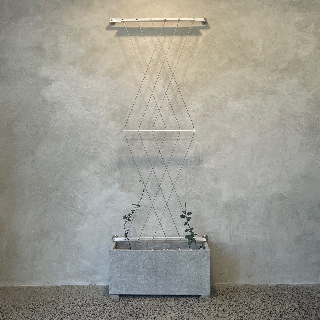 Living Designs Diamond Plant Trellis Kit 1850mm x 605mm - Small - Bright Cables