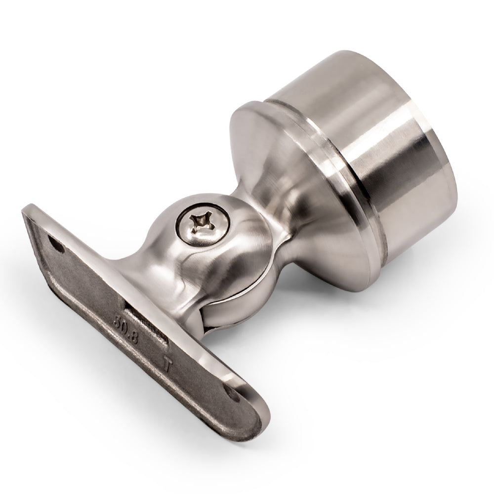 Adjustable Rail Support Internal Fit to suit 1.6mm Round Tube 316 Grade Stainless Steel - Satin Finish - SIZES: 38.1mm, 50.8mm
