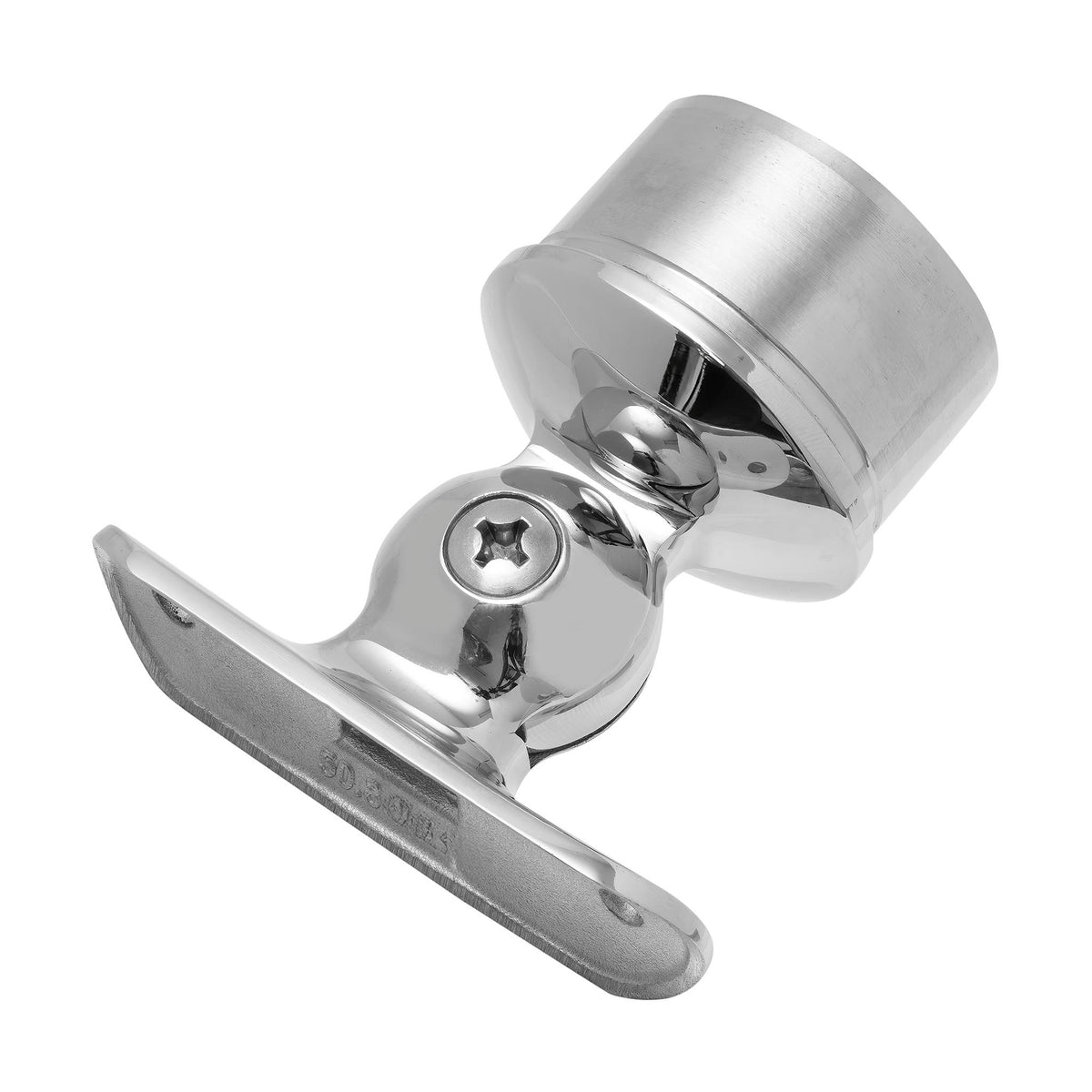 Adjustable Rail Support Internal Fit to suit 1.6mm Round Tube 316 Grade Stainless Steel - Mirror Polish - SIZES: 38.1mm, 50.8mm