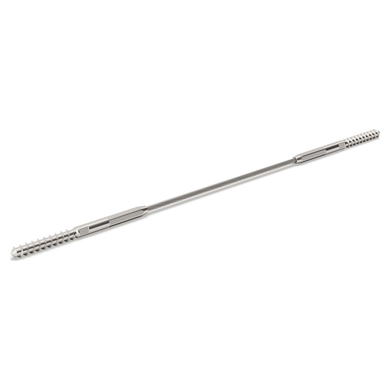 Bright Finish Factory Swaged Wire Balustrade - Lag Screw System - Suits Timber Posts