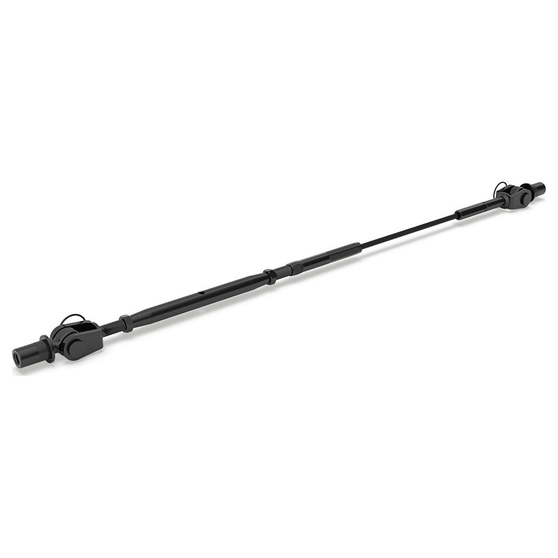BlackEtch Factory Swaged Wire Balustrade - Rig Fork System with Nutserts - Suits Metal Posts