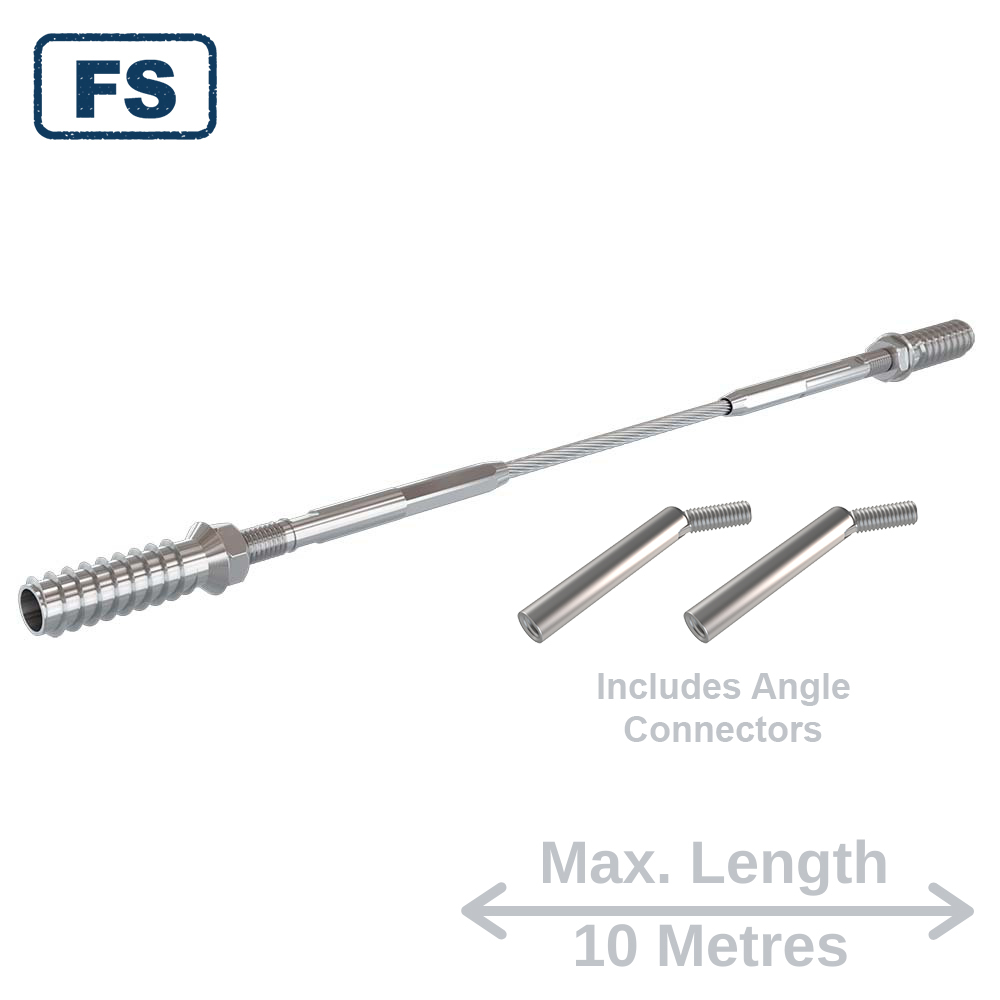 M8 Threaded Insert for Timber Fitting - The Wholesale Glass Company