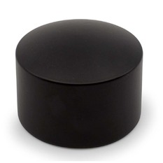 AWR Solutions - Living Designs Timber Handrail Radiused End Cap Matt Black - 316 Grade Stainless Steel