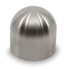 AWR Solutions - Living Designs Timber Handrail Domed End Cap Satin Finish - 316 Grade Stainless Steel