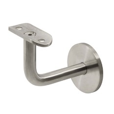 AWR Solutions - Living Designs Timber Handrail Bracket Satin Finish - 316 Grade Stainless Steel