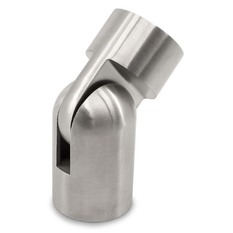 AWR Solutions - Living Designs Timber Handrail Adjustable Joiner Satin Finish - 316 Grade Stainless Steel
