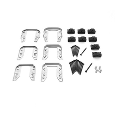AWR Solutions - Trex Extra Hardware Kit for Stair Sections - Charcoal Black