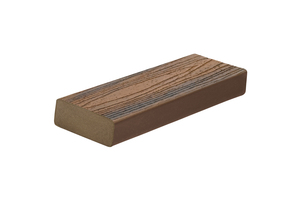 AWR Solutions - trex transcend composite decking board spiced rum square edge close up