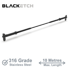 AWR Solutions - BlackEtch Factory Swaged Wire Balustrade - Toggle Lock System - Suits Metal Posts