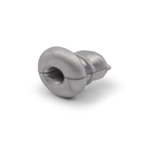 AWR Solutions - Nylon Grommet Split Type Angled Grey - Drill Size: 11/32" Internal Hole: 6.5mm Suits: 3.2mm - 4mm Wire Rope