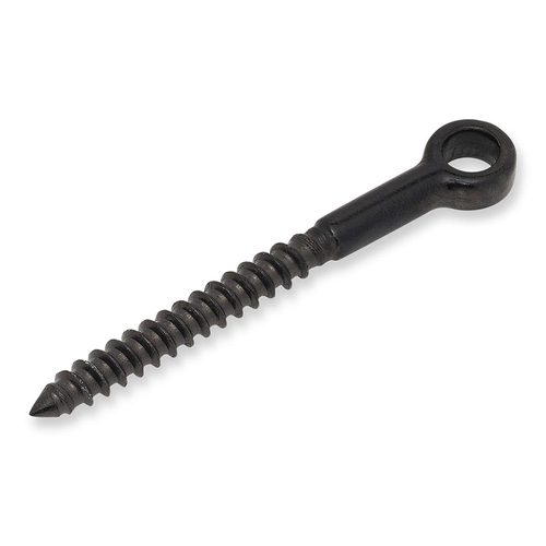 AWR Solutions - BlackEtch Screw Eye (Lag Screw) 6mm x 60mm - 316 Grade Stainless Steel