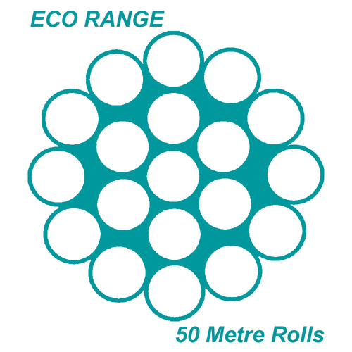 AWR Solutions - 3.2mm 1 x 19 Wire Rope - 316 Grade Stainless Steel - 50 Metre Rolls