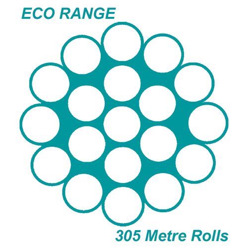 AWR Solutions - 3.2mm 1 x 19 Wire Rope - 316 Grade Stainless Steel - 305 Metre Rolls