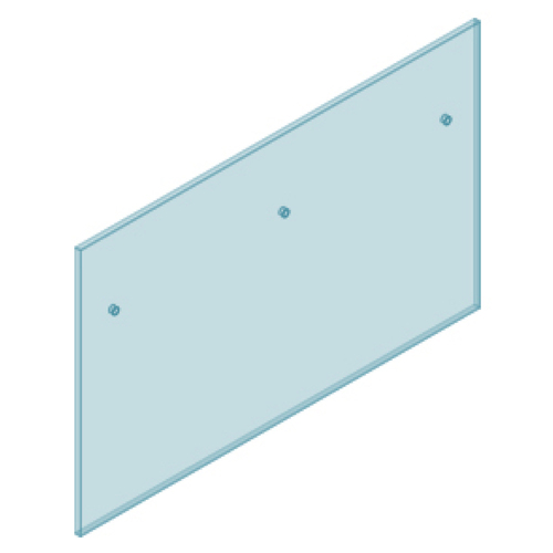 AWR Solutions - glass balsutrade panel handrail drilled 12mm