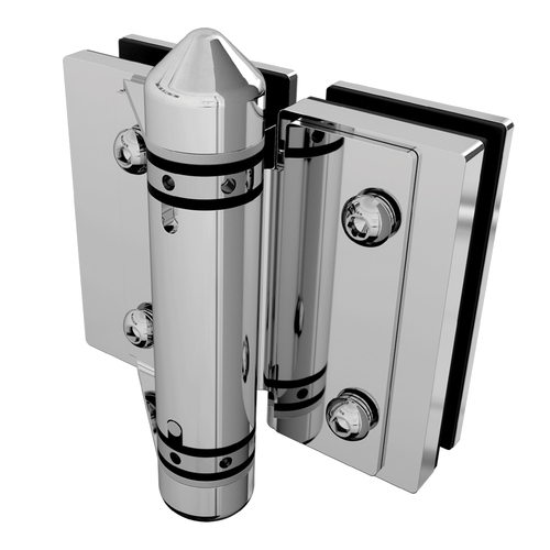 AWR Solutions - Hinge Glass to Glass - 316 Grade Stainless Steel - Mirror Polish