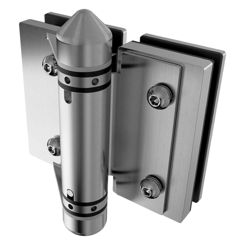 AWR Solutions - Hinge Glass to Glass - 316 Grade Stainless Steel - Satin Finish