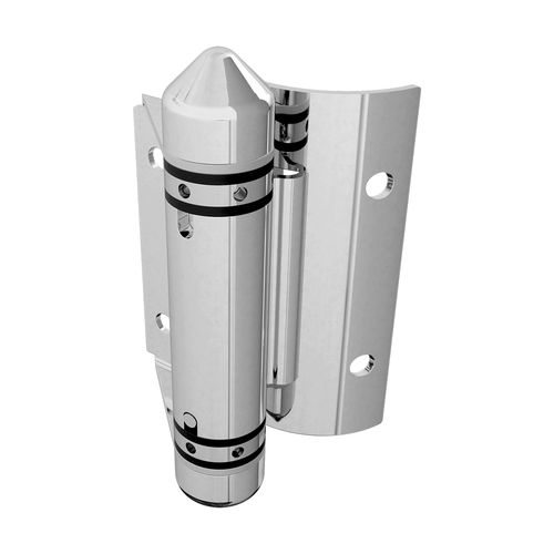 AWR Solutions - Hinge Glass to Round Post - 316 Grade Stainless Steel - Mirror Polish