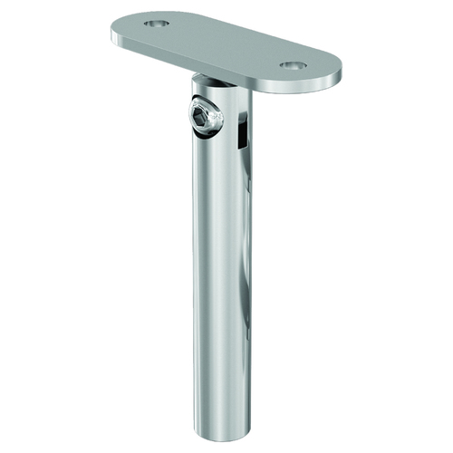 AWR Solutions - Offset Handrail Vertical Adjustable Stem - 316 Grade Stainless Steel - Mirror Polish