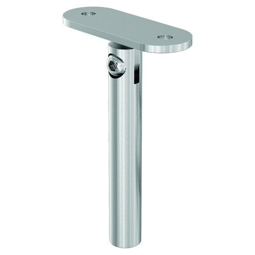 AWR Solutions - Offset Handrail Vertical Adjustable Stem - 316 Grade Stainless Steel - Satin Finish