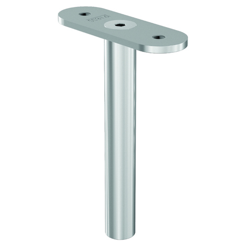 AWR Solutions - Offset Handrail Vertical Fixed Stem - 316 Grade Stainless Steel - Mirror Polish