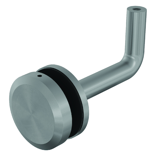 AWR Solutions - offset handrail bracket glass 50mm 316 grade stainless steel satin finish
