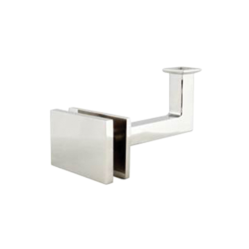AWR Solutions - Offset Handrail Square Bracket Flat Top - 316 Grade Stainless Steel - Mirror Polish