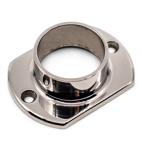AWR Solutions - oblong cast base plate mirror polish 316 grade stainless steel