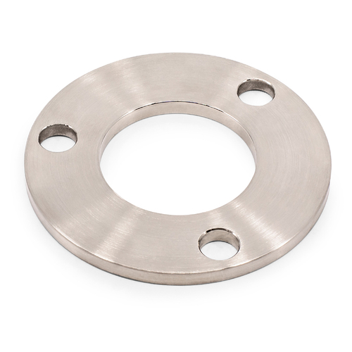 AWR Solutions - heavy duty weld post base satin finish 316 grade stainless steel