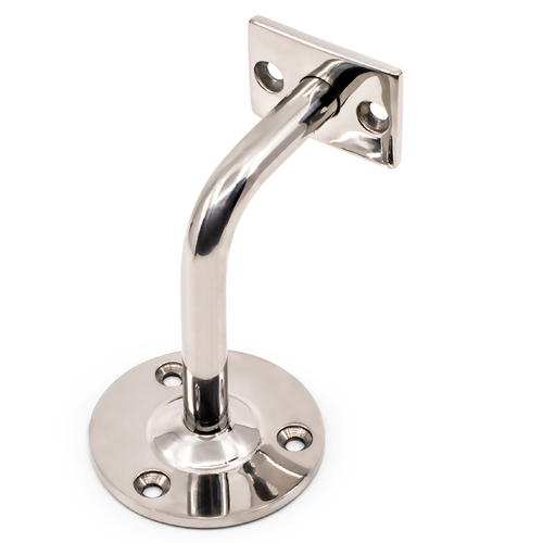 AWR Solutions - handrail support flat mirror polish 316 grade stainless steel