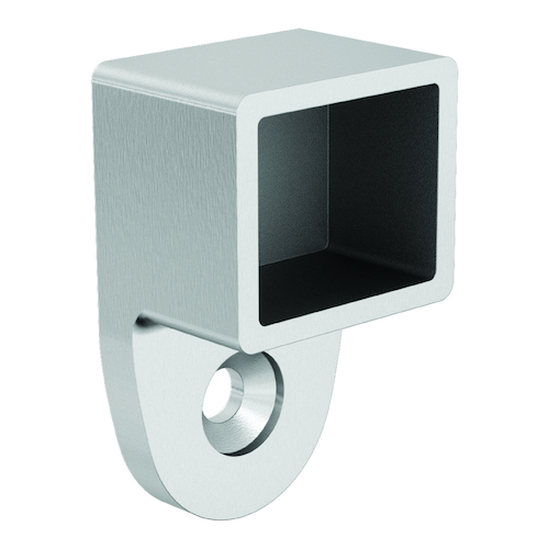 AWR Solutions - RHS wall palte satin finish 316 grade stainless steel