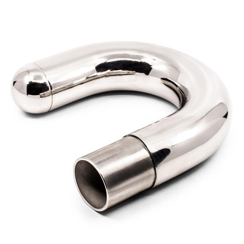 AWR Solutions - handrail end 180 degree mirror polish 316 grade stainless steel