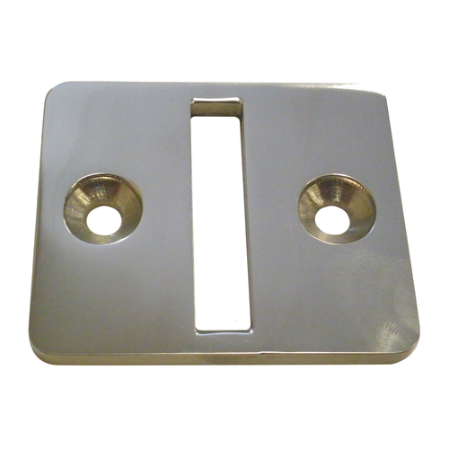 AWR Solutions - Base Plate to suit 50 x 10mm Rectangle Tube 316 Grade Stainless Steel - Satin Finish