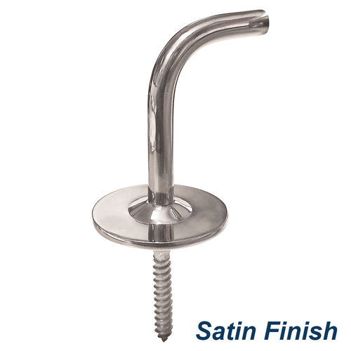 AWR Solutions - Handrail Support Screw Fix w/ No Top to suit 2" (50.8mm) Handrail 316 Grade Stainless Steel - Satin Finish