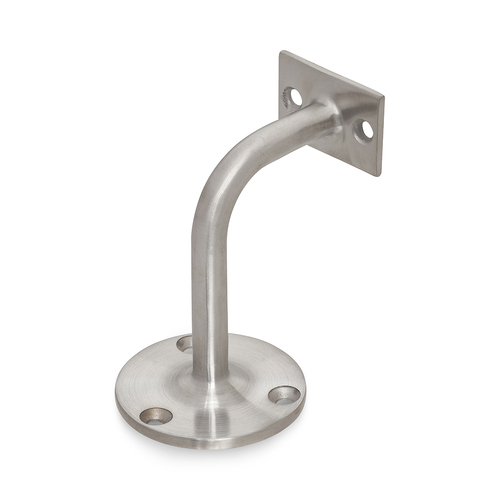 AWR Solutions - Handrail Support to suit Flat Handrail 316 Grade Stainless Steel - Satin Finish