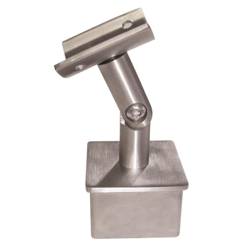 AWR Solutions - Post Reducer Adjustable 2" Radius Saddle to suit 2" (50.8mm) x 1.5mm Square Tube 316 Grade Stainless - Satin Finish