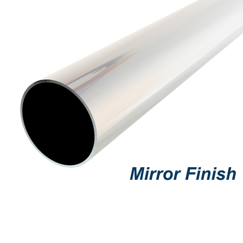 AWR Solutions - Round Tube 316 Grade Stainless Steel - Mirror Polish - SIZES: 25.4mm, 38.1mm, 50.8mm