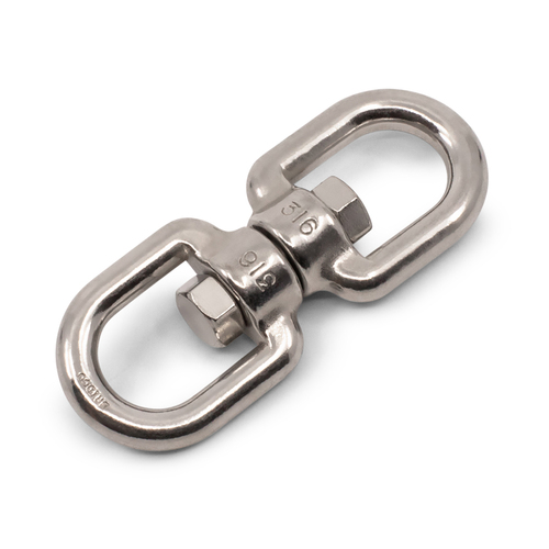 AWR Solutions - Swivel Eyeeye Shackle 6mm 8mm 10mm 12mm 316 Marine Grade Stainless Steel