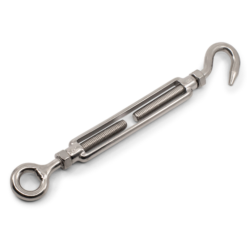 AWR Solutions - Turnbuckle EyeHook M5 M6 M8 M10 M12 M16 Marine Grade Stainless Steel