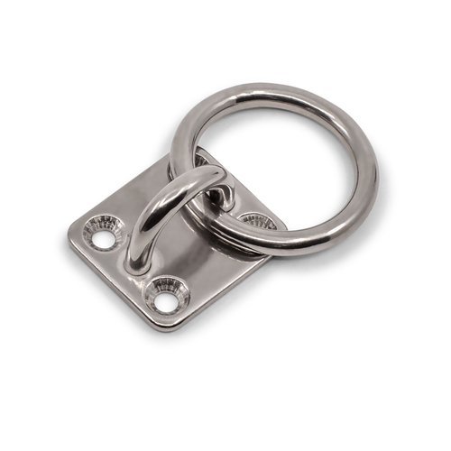 AWR Solutions - Pad Eye Oblong Ring 5mm 6mm 8mm 304 Stainless Steel
