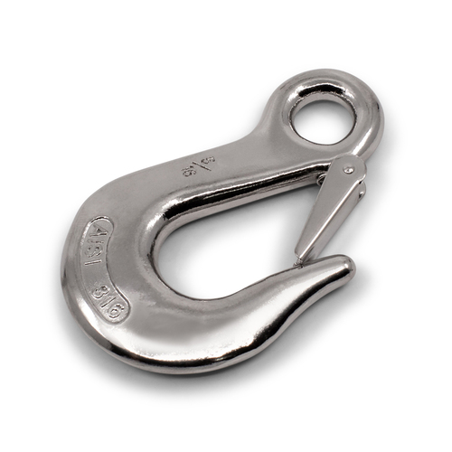 AWR Solutions - Hook Slip Eye Saftey Catch 6mm 8mm 10mm 12mm 316 Marine Grade Stainless Steel