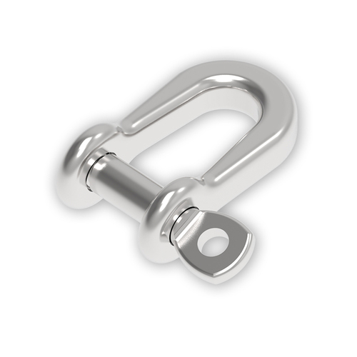 AWR Solutions - Shackle Semi Round D 316 Grade Stainless Steel - SIZES: 5mm - 8mm