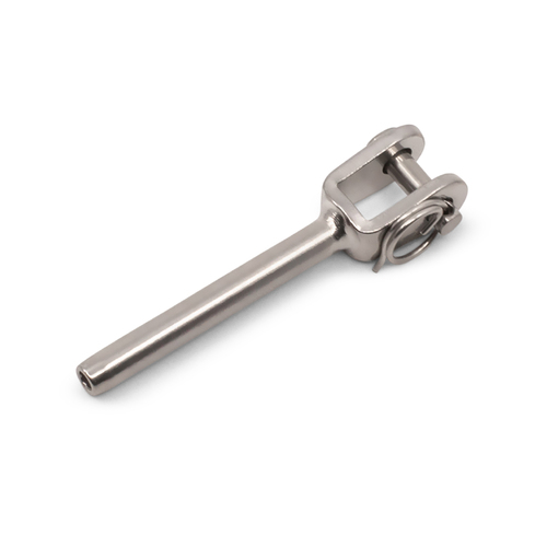 AWR Solutions - Fork Terminal 5mm Pin to Suit 3.2mm Wire - 316 Grade Electropolished Stainless Steel