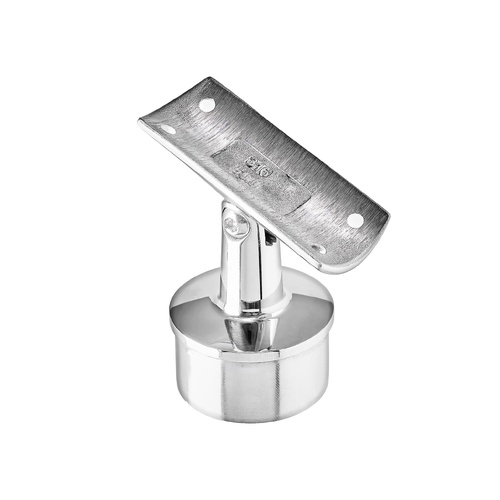 AWR Solutions - Stair Intermediate Post Top - Round Handrail - Round Base 50.8mm x 1.6mm - Mirror Polish - 316 Stainless Steel