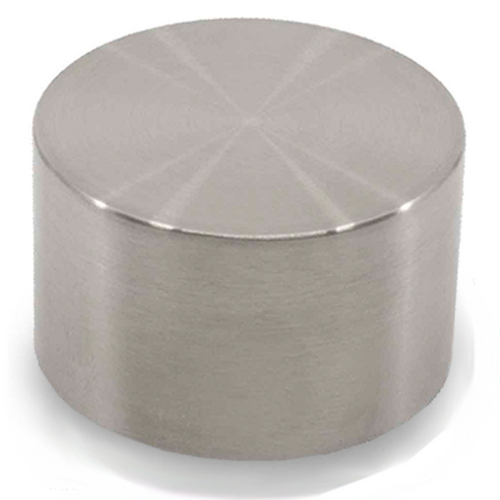 AWR Solutions - Living Designs Timber Handrail Flat End Cap Satin Finish - 316 Grade Stainless Steel