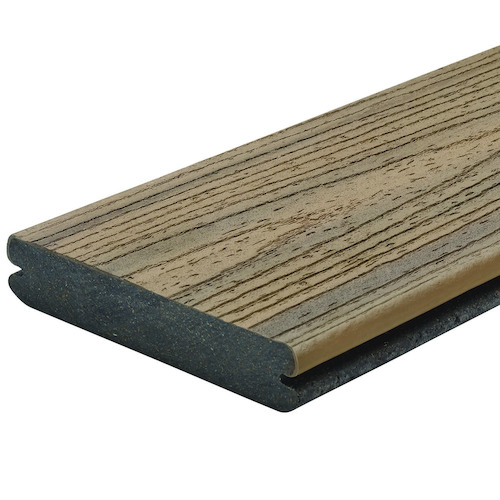 AWR Solutions - trex transcend composite decking board havana gold grooved edge