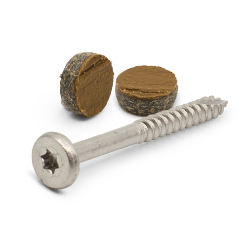 AWR Solutions - Havana gold Fascia plug with screw