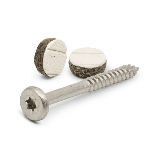 AWR Solutions - White fascia plugs with screws